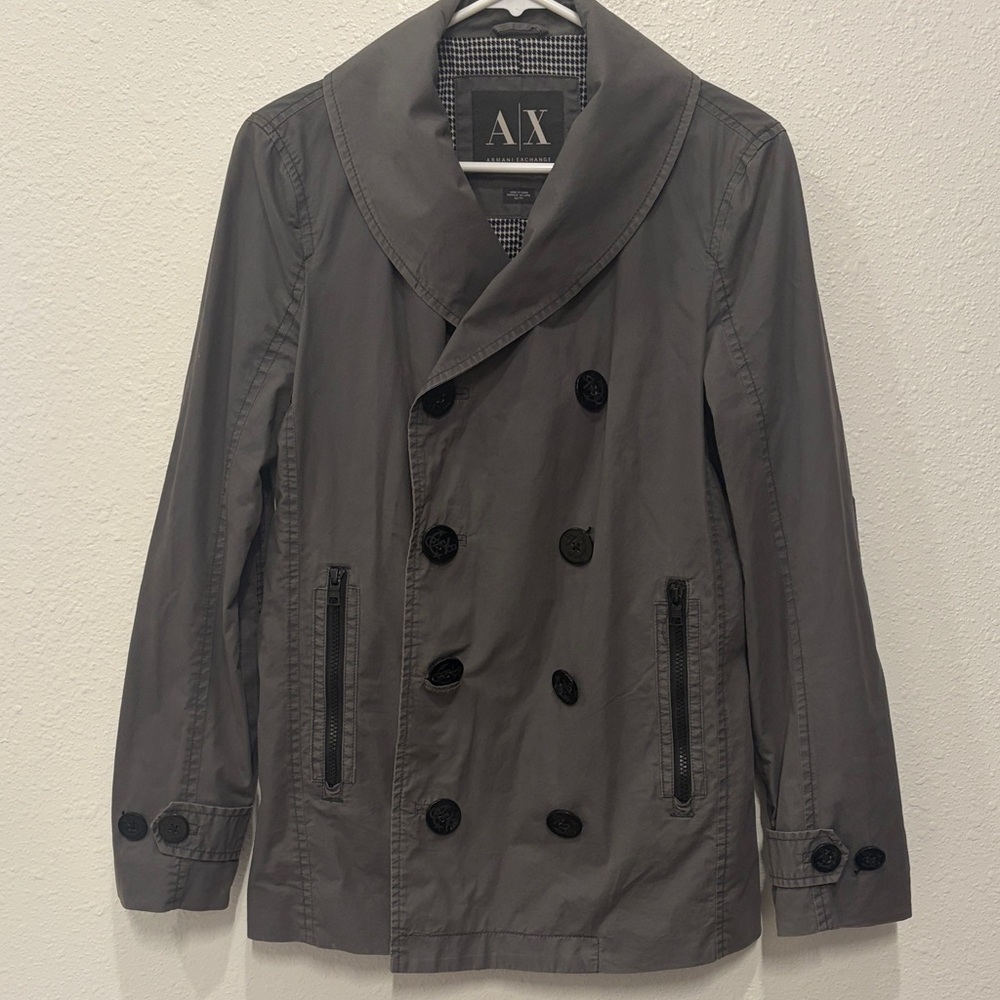 Armani Exchange Men's Gray Coat
